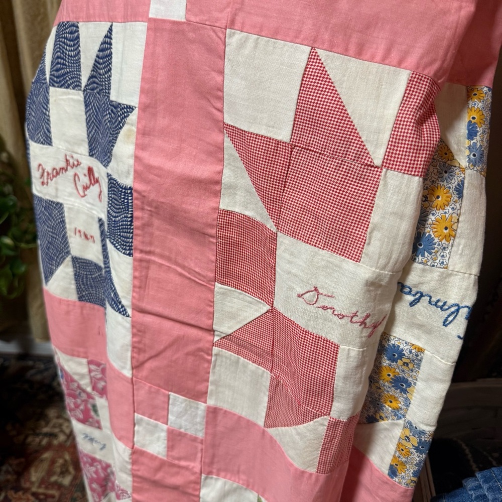 1940s Patchwork Star Quilt Guild Piece‎ - Picture 11 of 12
